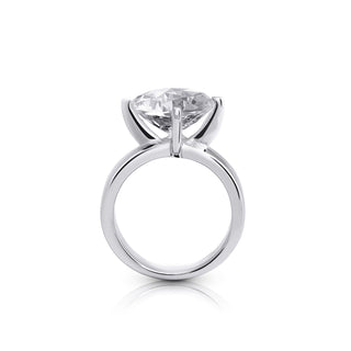 Sterling Silver Ring with Swiss Stone Cristal Quartz by Gexist®