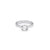 Sterling Silver Ring with Swiss Stone Cristal Quartz by Gexist®