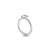 Sterling Silver Ring with Swiss Stone Cristal Quartz by Gexist®