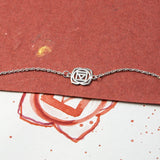 Sterling Silver Root Chakra Bracelet (ME465) by Gexist®
