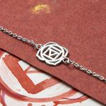 Sterling Silver Root Chakra Bracelet (ME465) by Gexist®
