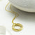 Sterling Silver Russian Ring Necklace (MX1362N) by Gexist®
