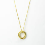 Sterling Silver Russian Ring Necklace (MX1362N) by Gexist®