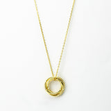 Sterling Silver Russian Ring Necklace (MX1362N) by Gexist®