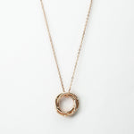 Sterling Silver Russian Ring Necklace (MX1362N) by Gexist®