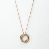 Sterling Silver Russian Ring Necklace (MX1362N) by Gexist®