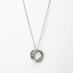 Sterling Silver Russian Ring Necklace (MX1362N) by Gexist®