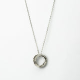 Sterling Silver Russian Ring Necklace (MX1362N) by Gexist®