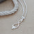 Sterling Silver Simple Celtic Loop Necklace (ME421P) by Gexist®
