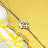 Sterling Silver Solar Plexus Chakra Bracelet (ME466) by Gexist®