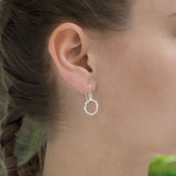 Sterling Silver Splash Earrings (MF508) by Gexist®