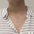 Sterling Silver Splash Necklace (MF508P) by Gexist®