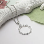 Sterling Silver Splash Necklace (MF508P) by Gexist®