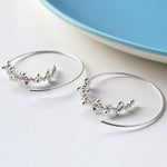 Sterling Silver Statement Hoops (MA037ES) by Gexist®