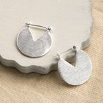 Sterling Silver Stolen Slice Earrings (ML891S) by Gexist®
