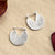 Sterling Silver Stolen Slice Earrings (ML891S) by Gexist®