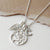 Sterling Silver Swirling Waves Necklace (MF487P-2) by Gexist®