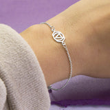 Sterling Silver Third Eye Chakra Bracelet (ME463) by Gexist®