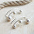 Sterling Silver Three Pearl Ear Climbers (ME382E) by Gexist®