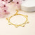 Sterling Silver Three Strand Heart Bracelet (MX1370B) by Gexist®