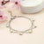 Sterling Silver Three Strand Heart Bracelet (MX1370B) by Gexist®