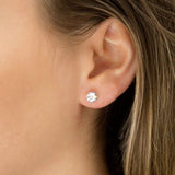Sterling Silver Tiny Flower Studs (MS1171S) by Gexist®