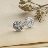 Sterling Silver Twine Studs (MD352E) by Gexist®