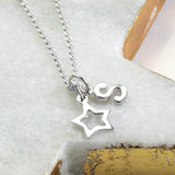 Sterling Silver Twinkle Star Necklace (MC254P) by Gexist®