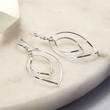 Sterling Silver Wire Ellipse Earrings (ML870) by Gexist®