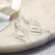 Sterling Silver Wire Ellipse Earrings (ML870) by Gexist®