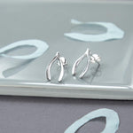 Sterling Silver Wishbone Necklace (MD303P) by Gexist®