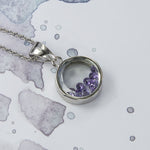 Sterling Silver and CZ Glass Locket (MX1358) by Gexist®