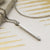 Sterling Silver and Diamond Bar Necklace (MU1250) by Gexist®