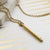 Sterling Silver and Diamond Bar Necklace (MU1250) by Gexist®
