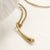 Sterling Silver and Diamond Drop Necklace (MU1251) by Gexist®
