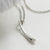 Sterling Silver and Diamond Drop Necklace (MU1251) by Gexist®