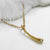 Sterling Silver and Diamond Drop Necklace (MU1251) by Gexist®