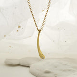 Sterling Silver and Diamond Drop Necklace (MU1251) by Gexist®