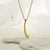 Sterling Silver and Diamond Drop Necklace (MU1251) by Gexist®