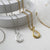 Sterling Silver and Diamond Eternal Love Necklace (MU1255) by Gexist®