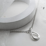 Sterling Silver and Diamond Eternal Love Necklace (MU1255) by Gexist®