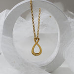 Sterling Silver and Diamond Eternal Love Necklace (MU1255) by Gexist®