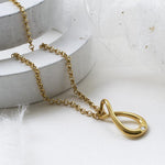 Sterling Silver and Diamond Eternal Love Necklace (MU1255) by Gexist®