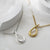 Sterling Silver and Diamond Eternal Love Necklace (MU1255) by Gexist®