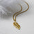 Sterling Silver and Diamond Feather Necklace (MU1253) by Gexist®