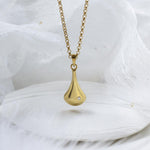 Sterling Silver and Diamond Filigree Drop Necklace (MU1252) by Gexist®