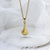 Sterling Silver and Diamond Filigree Drop Necklace (MU1252) by Gexist®
