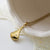 Sterling Silver and Diamond Filigree Drop Necklace (MU1252) by Gexist®