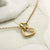 Sterling Silver and Diamond Hearts Necklace (MU1254) by Gexist®