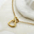 Sterling Silver and Diamond Hearts Necklace (MU1254) by Gexist®
